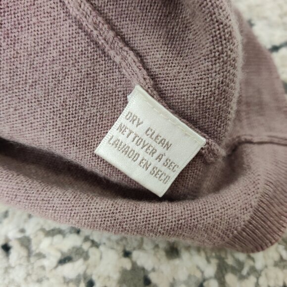 Jones New York Essentials Women's Cardigan Size M / L Mauve Taupe Casual Office - Picture 4 of 7